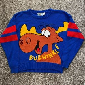 Vintage Universal Studios Bullwinkle sweater